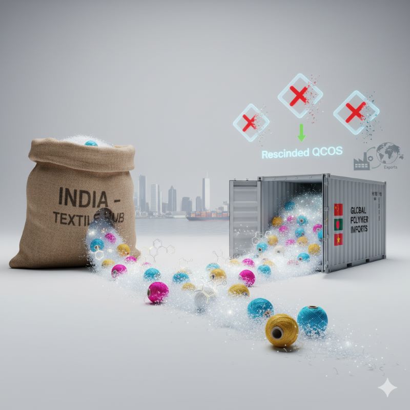 India Scraps QCOs on Polyester, Polyester Fibre: A level playing field or domestic price war?
