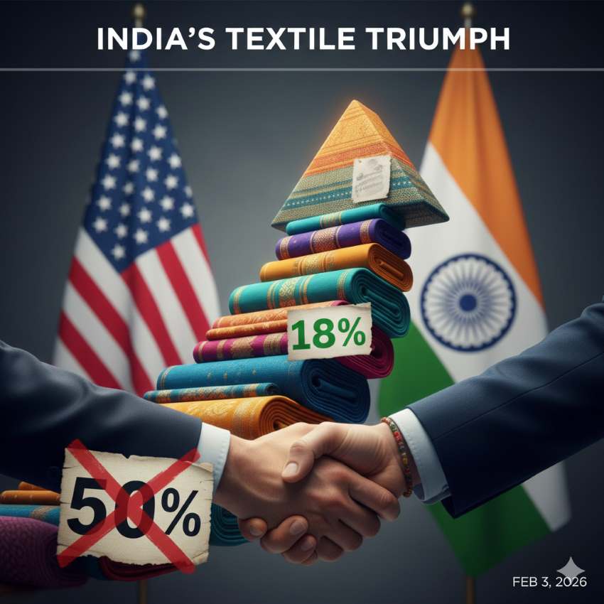 US-India Trade Reset: Apparel and textiles set for high-volume comeback as tariffs plummet to 18%
