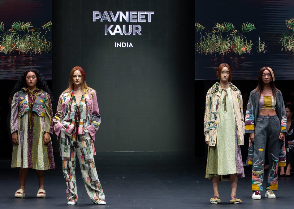 CENTRESTAGE, HK Pavneet Kaur, India wins People's Choice at the Redress Design Award 2023