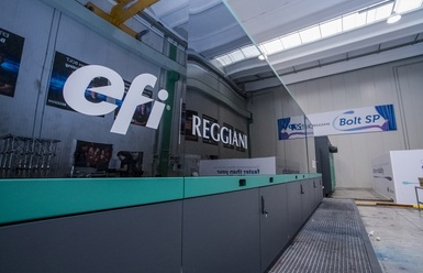 EFI unveils new Reggiani textiles printer