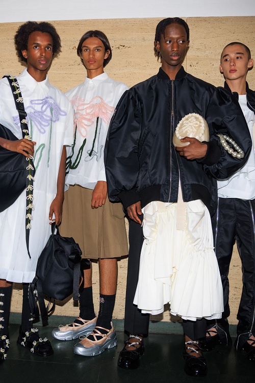 Menswear crosses categories gender