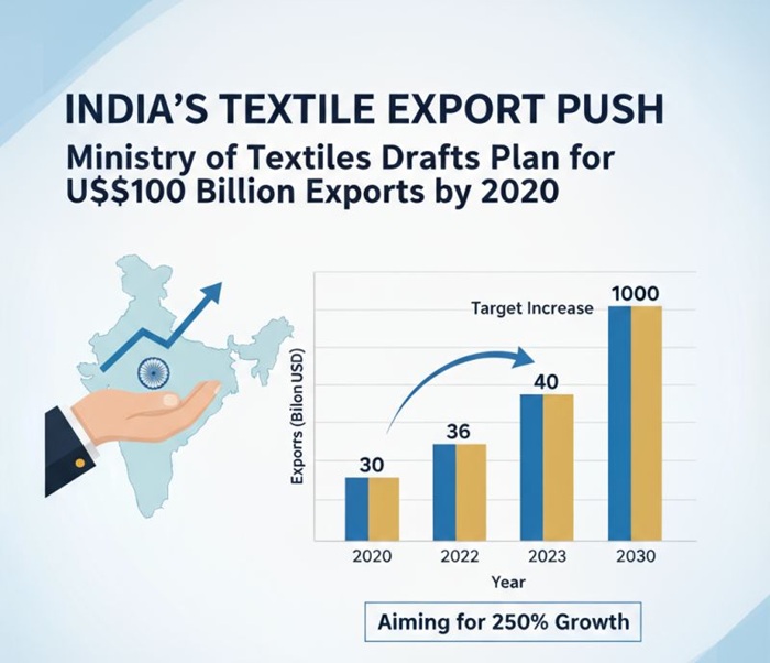India’s textile sector targets global supply chain shift with $100 bn export push